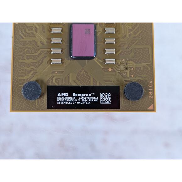 AMD Semprom 2400+ Socket 462/A SDA2400DUT3D CPU PC Processor 1.6GHz 32-bit - Picture 2 of 6